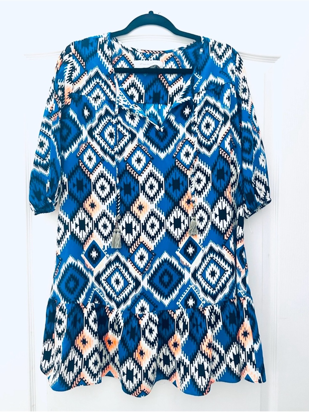 Tbags Los Angeles abstract mini dresss XS